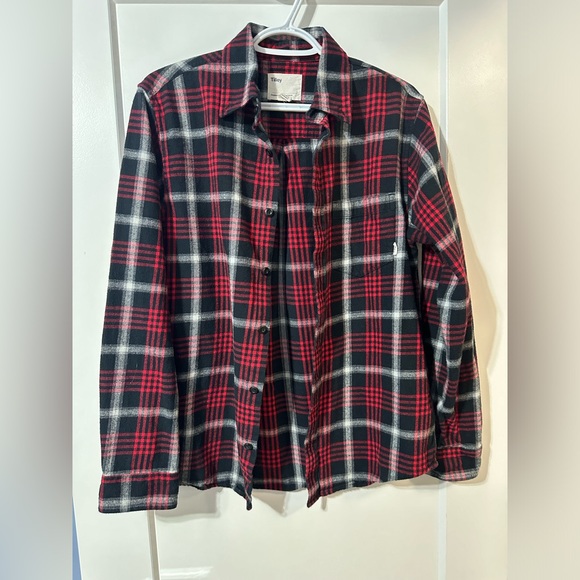Tilley endurables plaid flannel shirt size small EUC - Picture 2 of 10